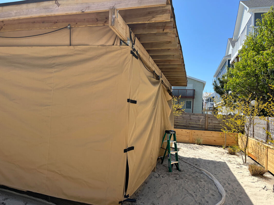 Reusable Wind Barrier