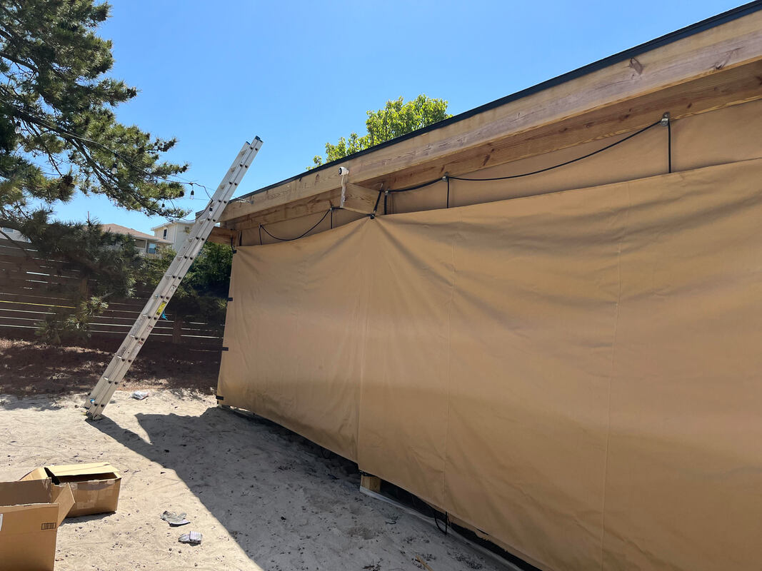 Reusable Wind Barrier